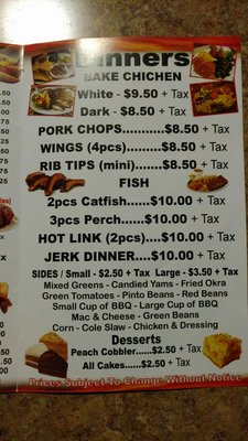 Wileys Chicken & Ribs menu 5